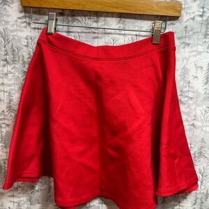 Forever 21 Vibrant Red Mini Skirt